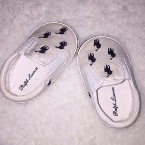 Polo Ralph Lauren Baby Boat Shoe Slip-ons, size 2
